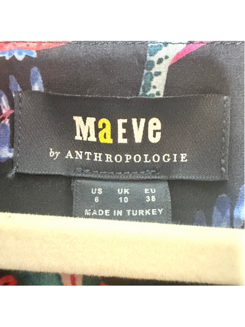 Women's Maeve Anthropologie Floral Animal Print Mini Dress Black Size 6 - Picture 8 of 10